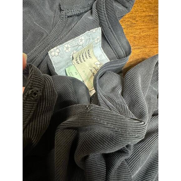 Anthropologie Lounge Wear Top Women XS Oversized Boxy Comfy Stretchy Loose Cozy - Picture 7 of 10